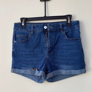Classic Blue Denim Women's Shorts